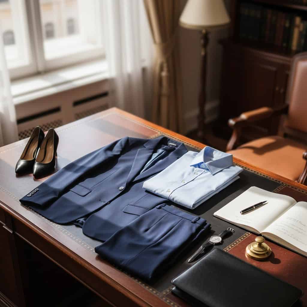 Stylizacja z dodatkami do notariusza